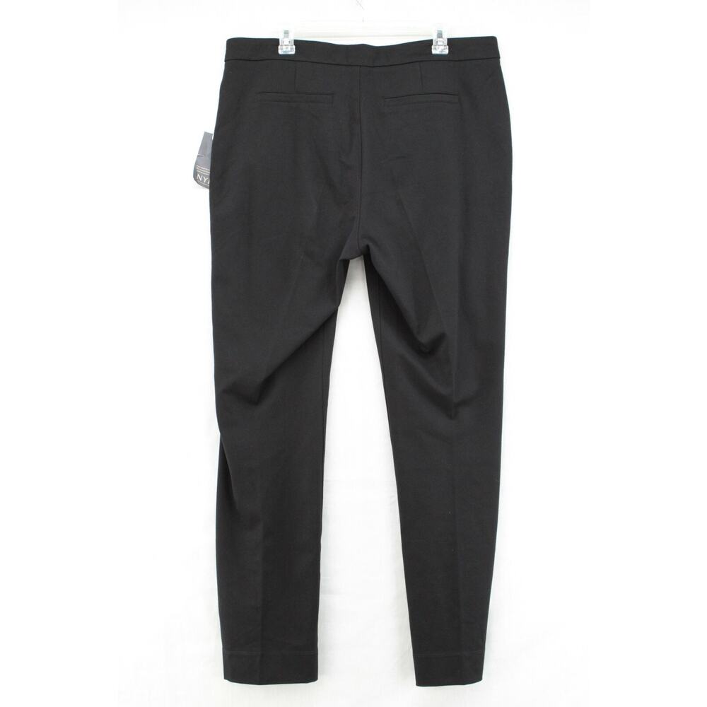 NYDJ Pants Women's 16W Black Lift Tuck Viscose Blend Career Casual Goth NWT - Picture 4 of 10